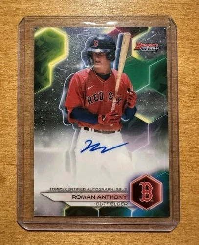 2023 Bowman's Best Roman Anthony Best of 2023 of 2023 Auto #B23-RAY Red Sox