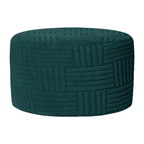Ottoman Cover Round Ottoman Storage Cover Soft Round Thick with Elastic Bottom