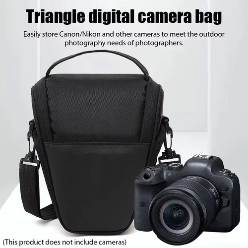 Digital Camera Case Padded Crossbody Shoulder Bag for DSLR SLR Canon Nikon Sony