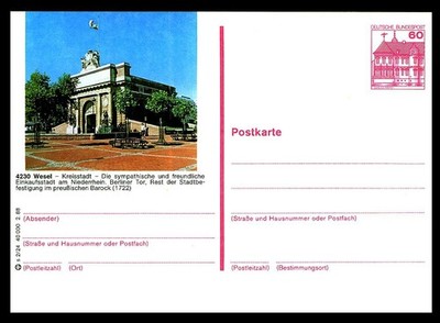 (403) Picture Postcard ** - Wesel - MNH
