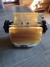 Vintage Rolodex 5024x Rotary Card File Metal Stand 1980's 7  X 5.5  X 5.25  