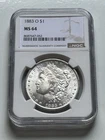 1883 O Morgan Silver Dollar NGC MS64
