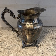VINTAGE Oneida PITCHER Silverplate Victorian Revival Made in USA c.1950's