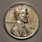 #6 Nicer Low Mintage "business uncirculated++" 1943 P "steel" Lincoln Wheat Cent