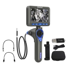 Articulating Borescope Camera 4-Way 360° Industrial Endoscope Inspection Camera 