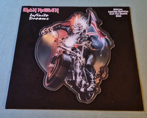 IRON MAIDEN~~INFINATE DREAMS (LIVE)~~1989~~7" LTD EDITION SHAPED PIC DISC~~EMI