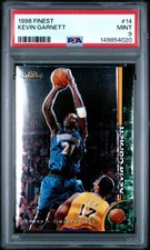 149854020 Kevin Garnett 1997 Topps Chrome #148 PSA 9