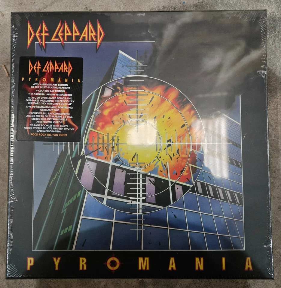Def Leppard - Pyromania - 4CD + BLU RAY Box Set - NEW & SEALED - Image 2 of 4