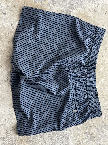 Ché Cosmo Printed Swim Shorts Blue in Recycled Nylon Size Large | New With Tags - Picture 7 of 9
