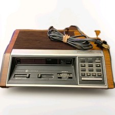 GE General Electric 7-4870A Programmable Dual Alarm Clock Radio WORKS Prop LED