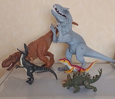 Jurassic World Dinosaurier Set Hasbro 2014 Figuren Konvolut T-Rex, Indominus uvm