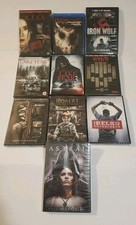 Horror DVD / Bluray  Lot Of 10 SEALED  Rise, Lake Fear, Robert, Friday 13th ETC