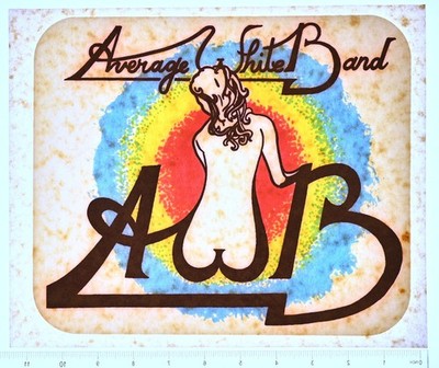 Original VINTAGE 1970s Heat Transfer | Average White Band Psychedelic