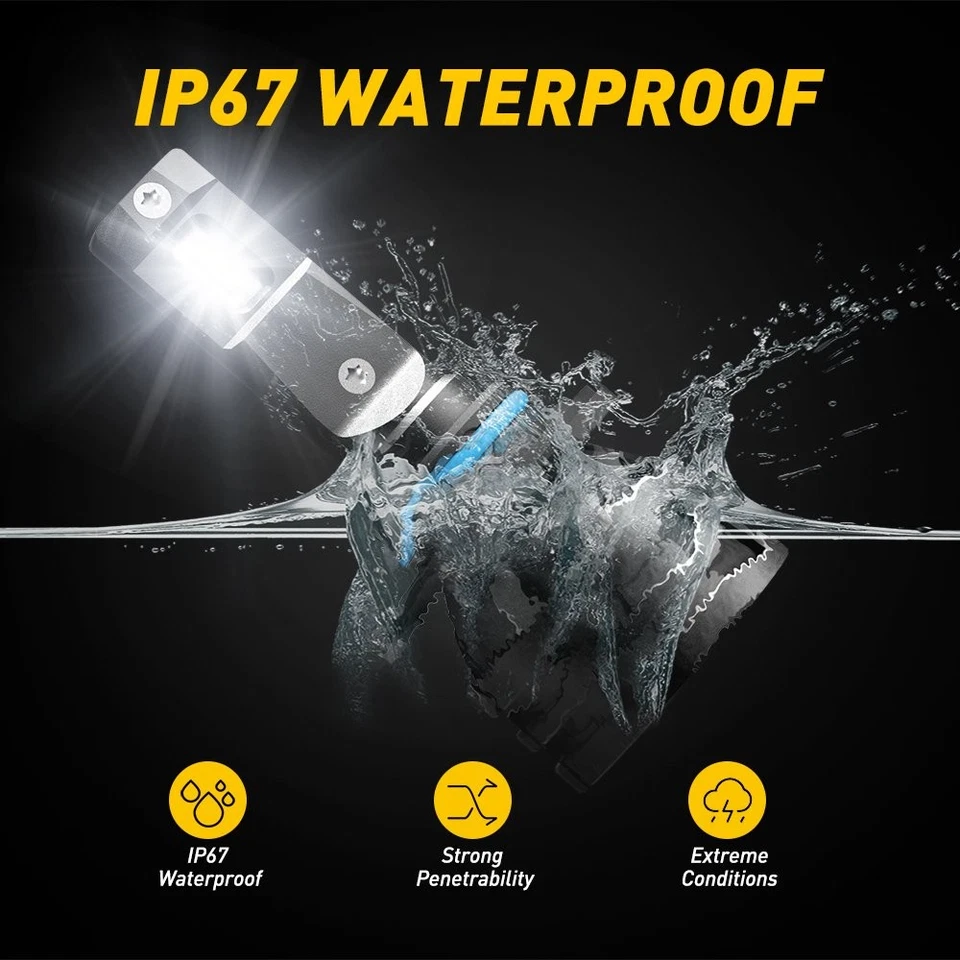 Auxito 9006 HB4 LED Headlight Bulbs Low Beam 12000LM Xenon White 52W Free Return - Image 4 of 4