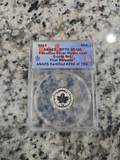 2015 CANADIAN SILVER MAPLE LEAF 1/10OZ .9999 SILVER RP70 DCAM #292 OF #786 CERT