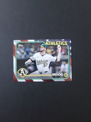 2024 Topps Alex Wood Independence Day /76 Athletics #US276