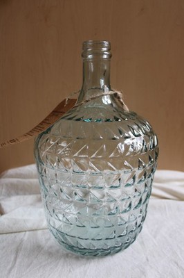 THE WAY UP Recyclingglas Vase Valentina clear 100% Altglas Unikat Dekovase