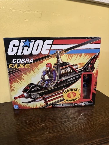 Hasbro GI Joe Retro Collection Cobra F.A.N.G. Copter & Pilot 3.75 inch Vehicle