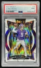 2024 Panini Select JJ McCarthy Concourse RC White Prizm Shock #/199 PSA 9