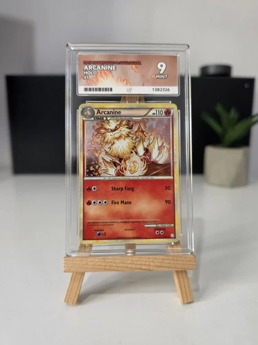 Arcanine 1/123 Holo Rare Heartgold Soulsilver 2010 PSA Pokemon Card ACE 9 POP 3!
