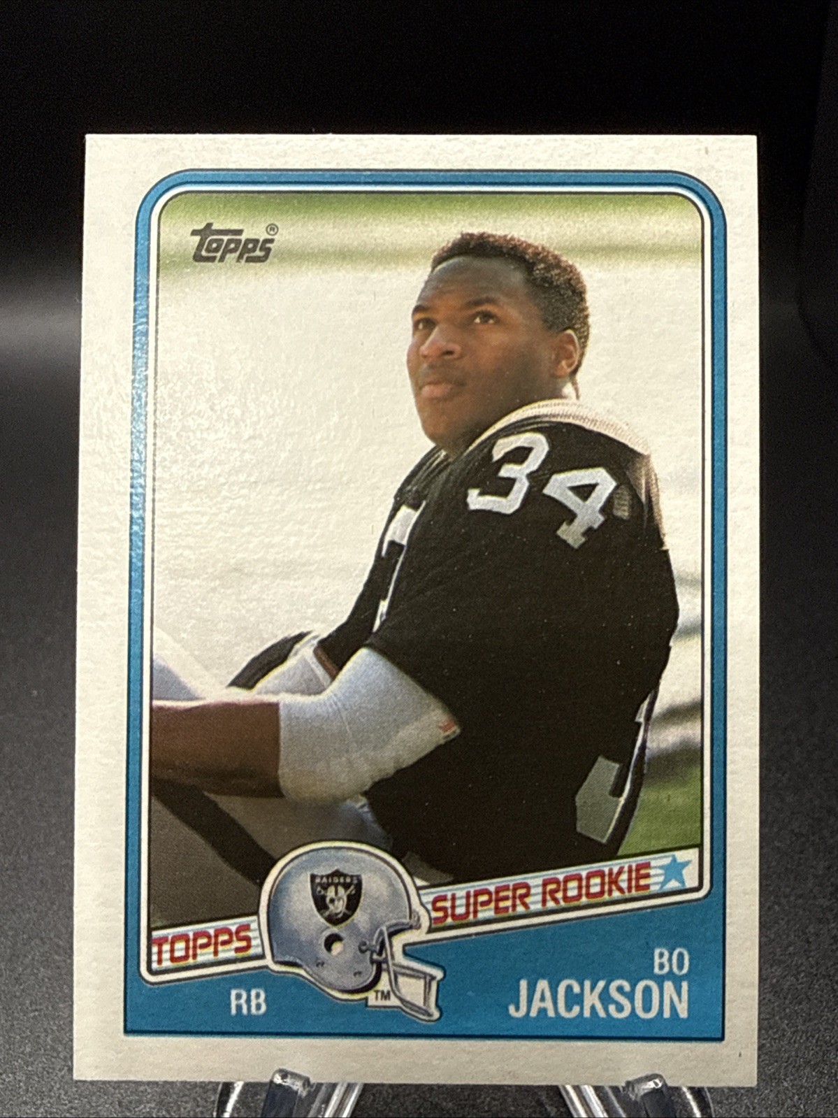 1988 Bo Jackson Topps Super Rookie #327 Raiders