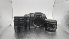 Panasonic MFT Lumix G7 Bundle - Lumix 14-42, 1.8/25 Meike Prime Lenses, 3 Bat