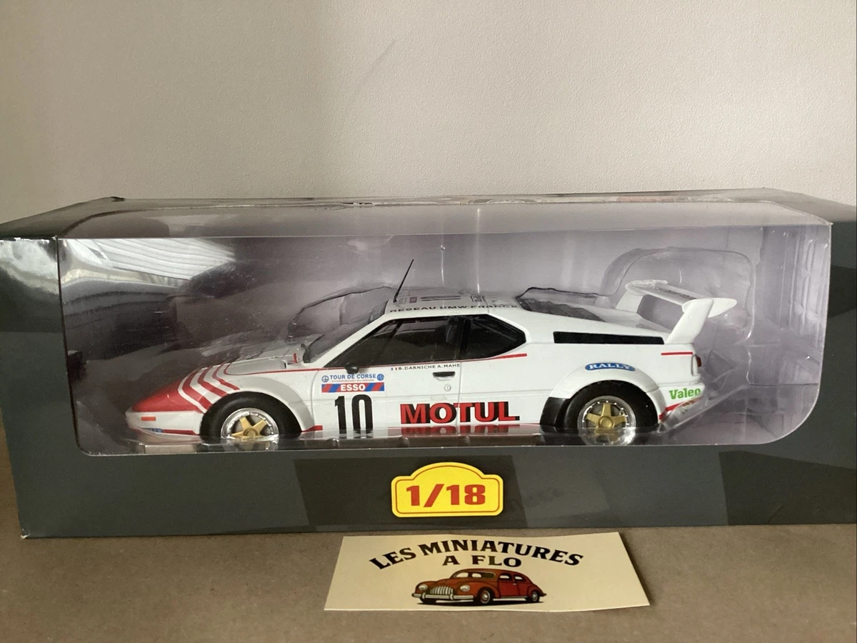 Die cast 1/18 Modellino Auto BMW M1 Rally Tour de Corse 1982 B.Darniche