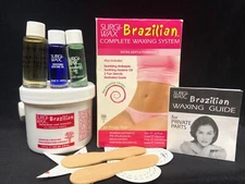 surgi-wax brazilian waxing set extra gentle formula scuffed box (2 Packs)