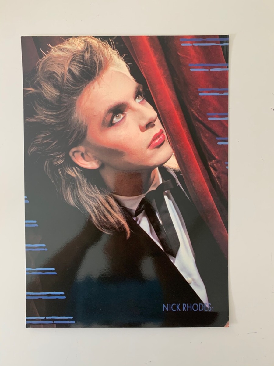 DURAN DURAN,NICK RHODES ,RARE AUTHENTIC LICENSED 1985 ART PRINT | eBay