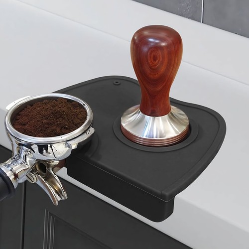 Silicone Espresso Tamper Mat Anti-Skid Coffee Holder Corner Barista Tamping Tool - Picture 2 of 13