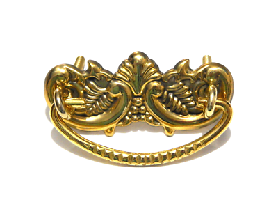 #ad Victorian Brass Drawer Pull For Dresser Chest Vanity $6.47