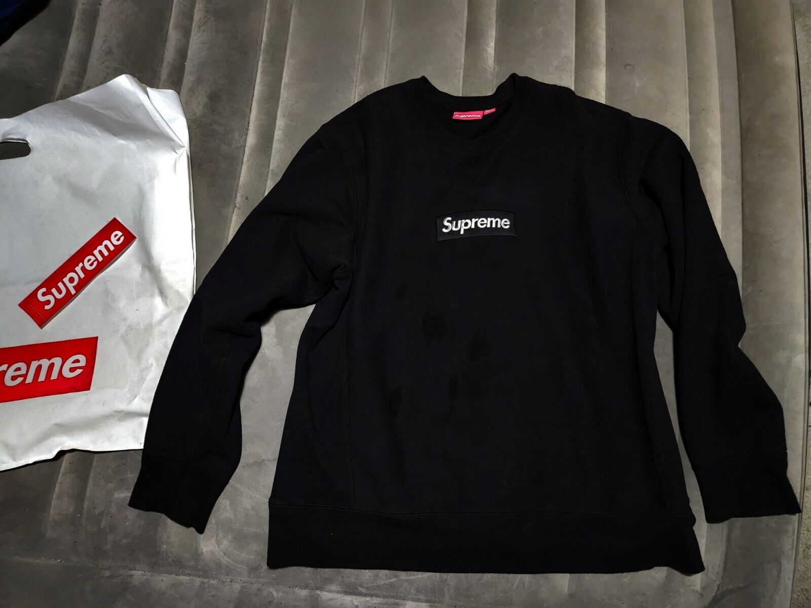 Supreme  Box Logo Crewneck  Black XXL