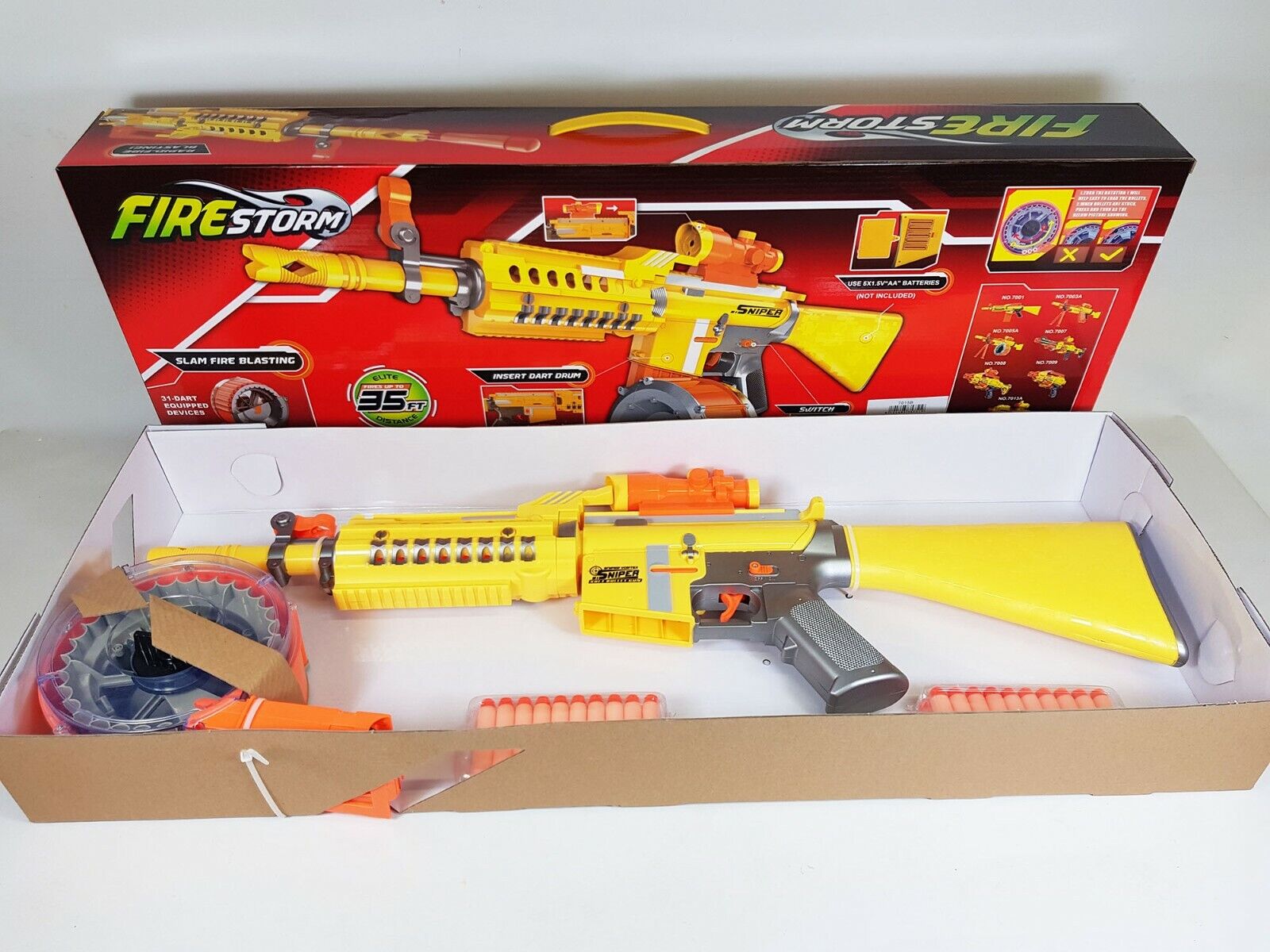 Metralhadora Blaze Storm, Nerf Automática