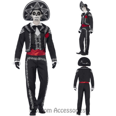 CL613 Day of Dead Senor Bones Skeletons Mexican Halloween Skull