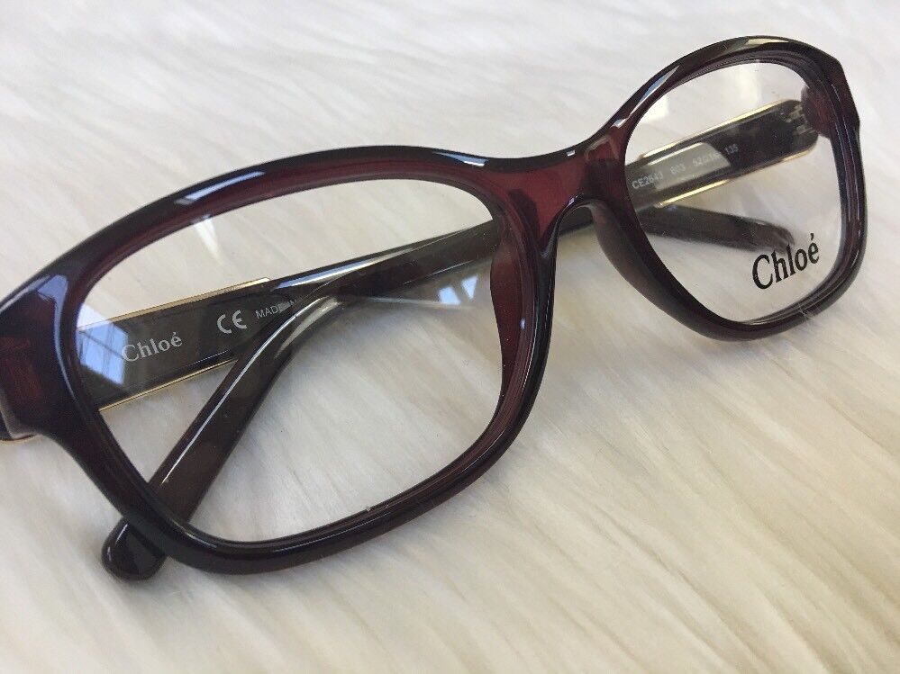 Chloe CE 2643 603 Eyeglasses Frames Size 52mm BURGUNDY RED PLUM 