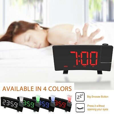 Digital Alarm Clock For Bedroom Led, Digital Clock That Shines On Ceiling