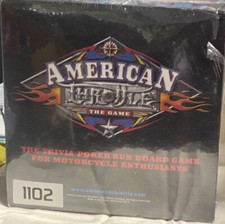 American Throttle game trivia poker run motorcycle board game made in USA NEW