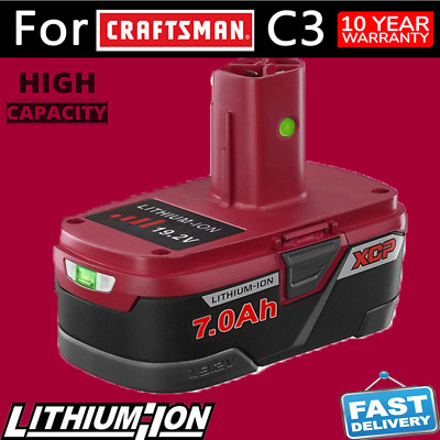 7.0Ah for Craftsman C3 Lithium Battery 130279005 19V 19.2Volt 11375 11376 PP2025