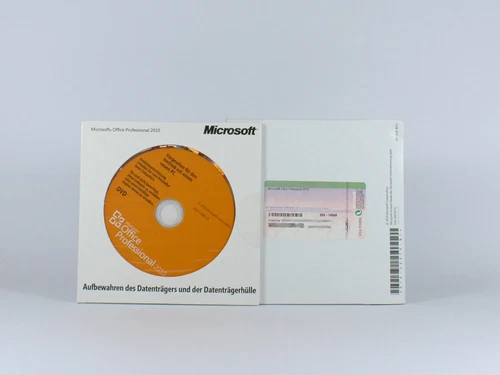 Microsoft Office 2010 Professional OEM-Vollversion, deutsch, mit DVD-ROM!