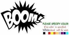 BOOM Vinyl Decal Sticker Car Window Bumper Wall Laptop 7"