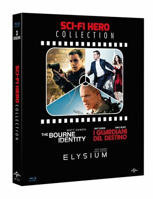 Sci-Fi Hero Collection: The Bourne identity - Die Wächter des Schicksals - Elysium 