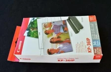Canon KP-36IP Color Ink / Paper Set 36 Sheets 4”x6” Color Print Genuine NEW