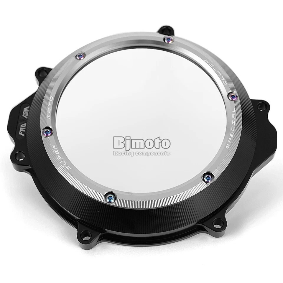 Racing Clear Clutch Cover For Yamaha YZ250 1999-2020 YZ250X 2016-2020 Titanium - Imagem 4 de 4