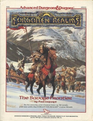 FR5 THE SAVAGE FRONTIER wMAPS EXC! Vintage Forgotten Realms D&D Dungeons Dragons