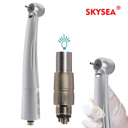 NSK Estilo Fibra Óptica Dental/LED E-generador Pieza de Mano Alta Velocidad Acoplador 6H/4H - Imagen 45 de 67