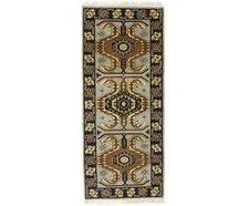 Hand-Knotted Heriz Serapi Oriental Rug Tribal Carpet Kitchen & Bedroom 3X6 ft