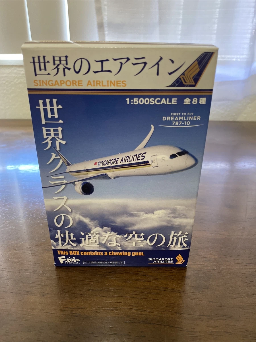 F toys Singapore Airlines 50th Anniversary 1 500 Model Kit New Sealed Rare