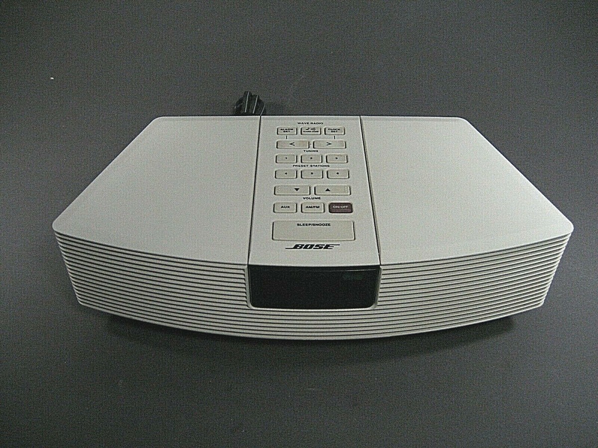Bose Wave Radio Model AWR1-1W Radio ~ FOR PARTS REPAIR ~ White | eBay