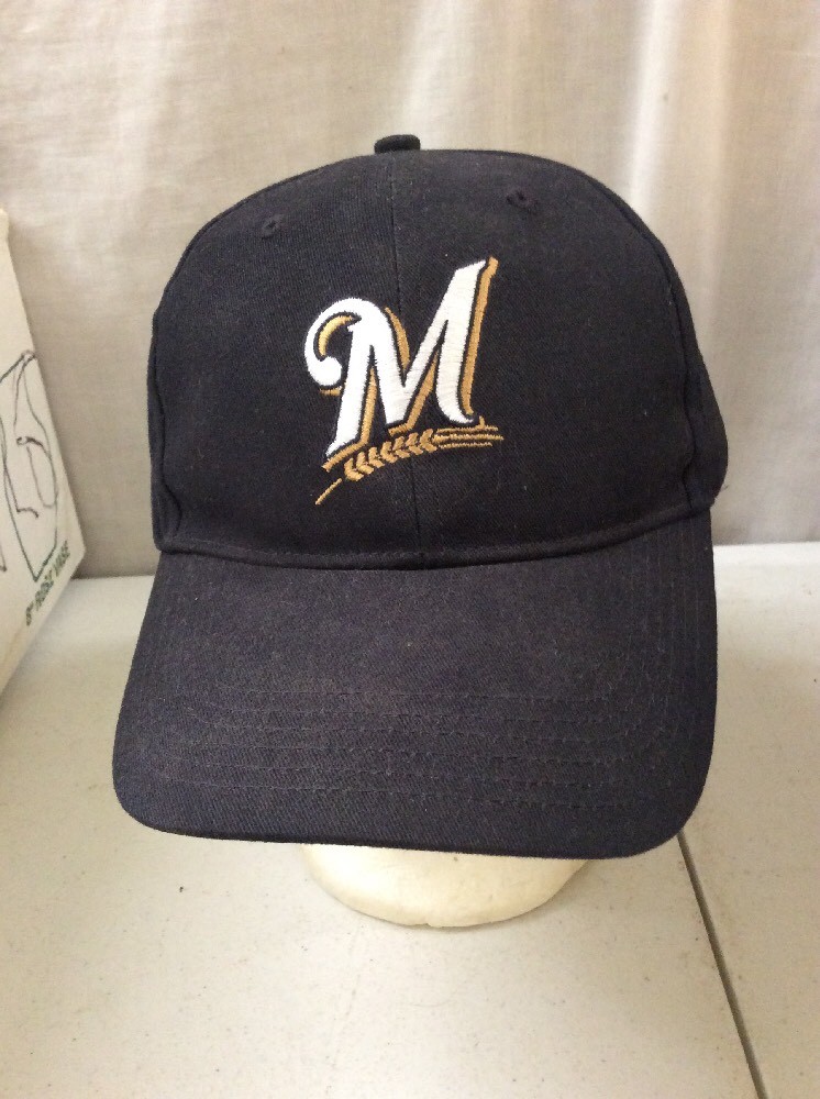 Baseball Cap Trucker Hat Hook And Loop MLA BASEBALL MILWAUKEE-image