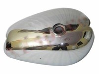 FüR Norton ES2 1952 Gas Benzin Kraftstofftank Stahl Verchromt Ecs
